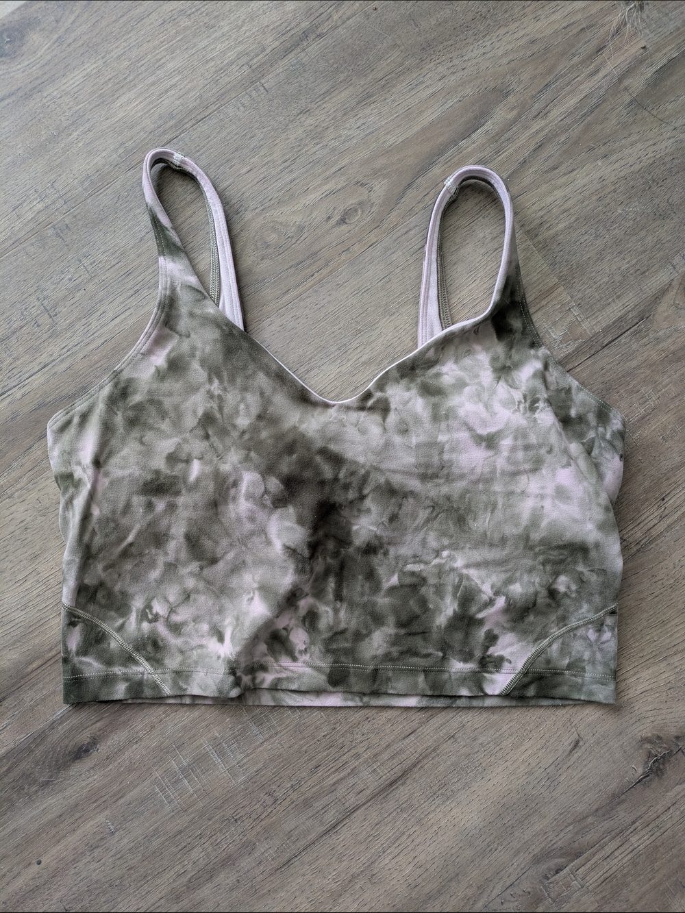 lululemon athletica Diamond Dye Sage Army Align Tank Sz 12